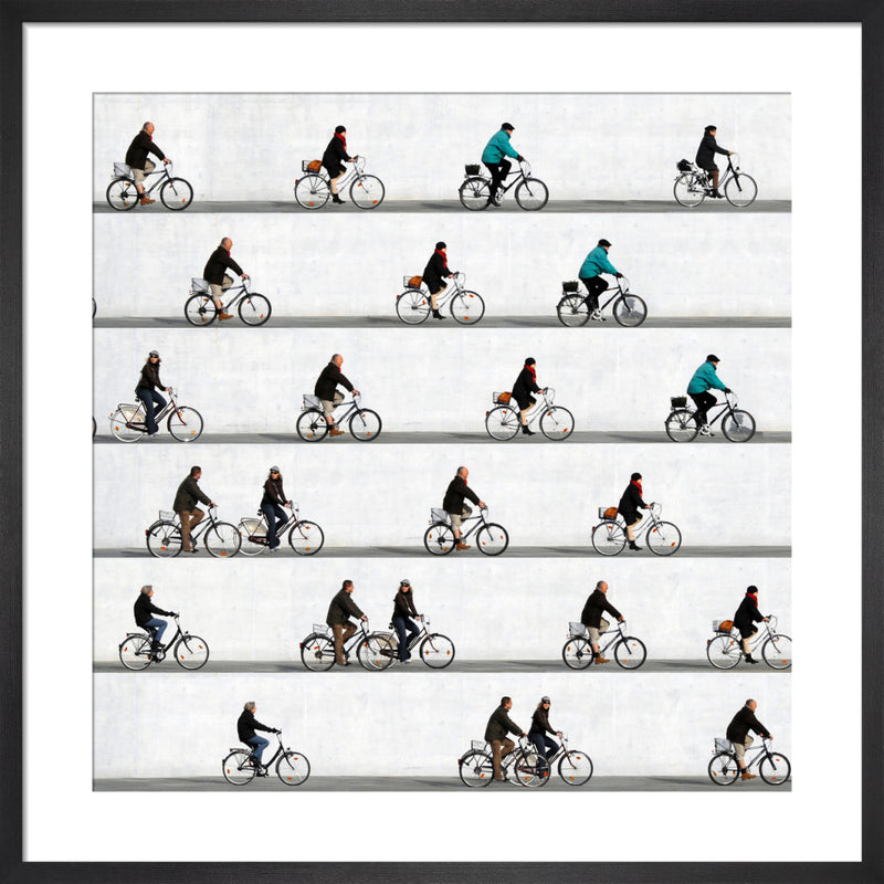 Wall People Detail No.4 by Eka Sharashidze. Unframed art print.