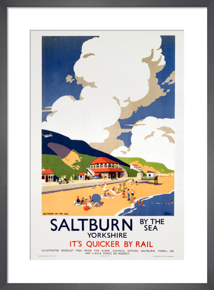 Saltburn-by-the-Sea by Saltburn-by-the-Sea. Framed art print.