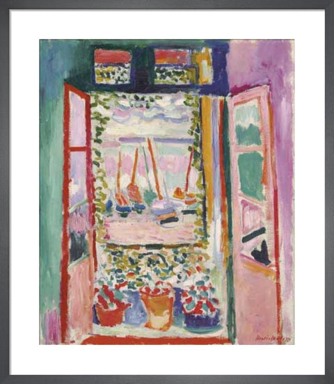 The Open Window, Collioure, 1905 by Henri Matisse. Unframed art print.