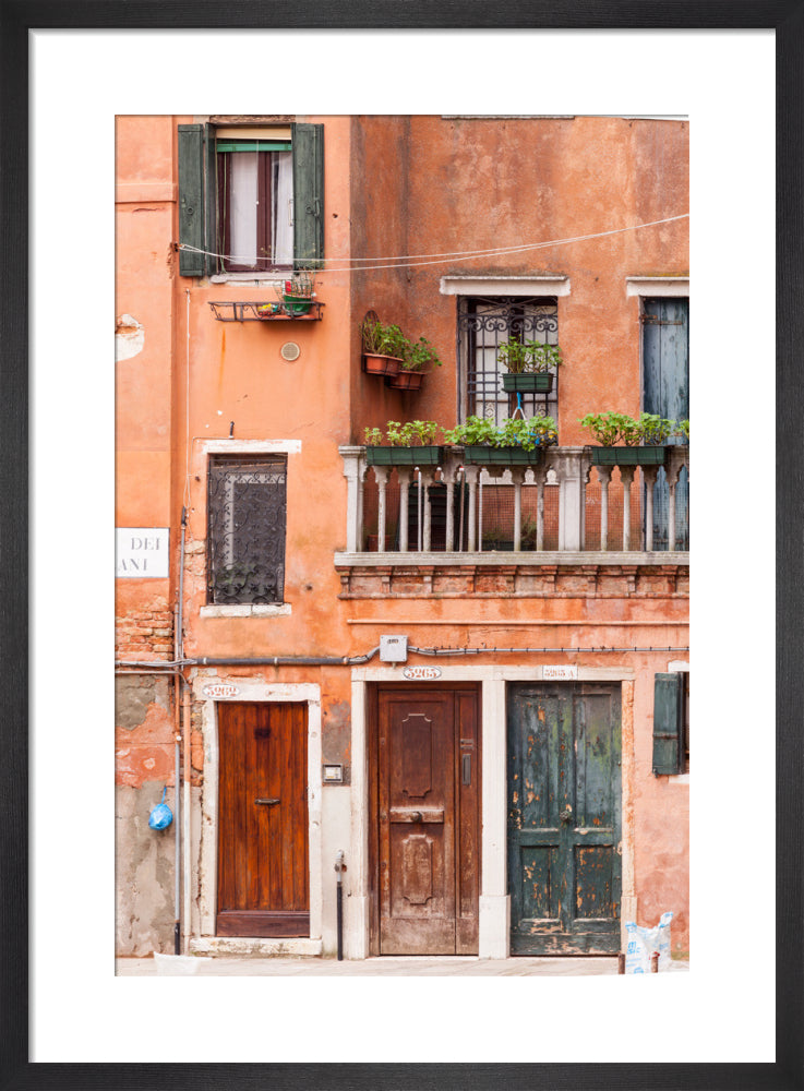 Three Doors of Venice by Julian Elliott. Framed art print.