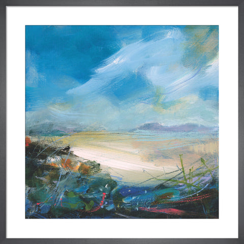 Days of Sand and Sun by Lesley Birch. Framed art print.