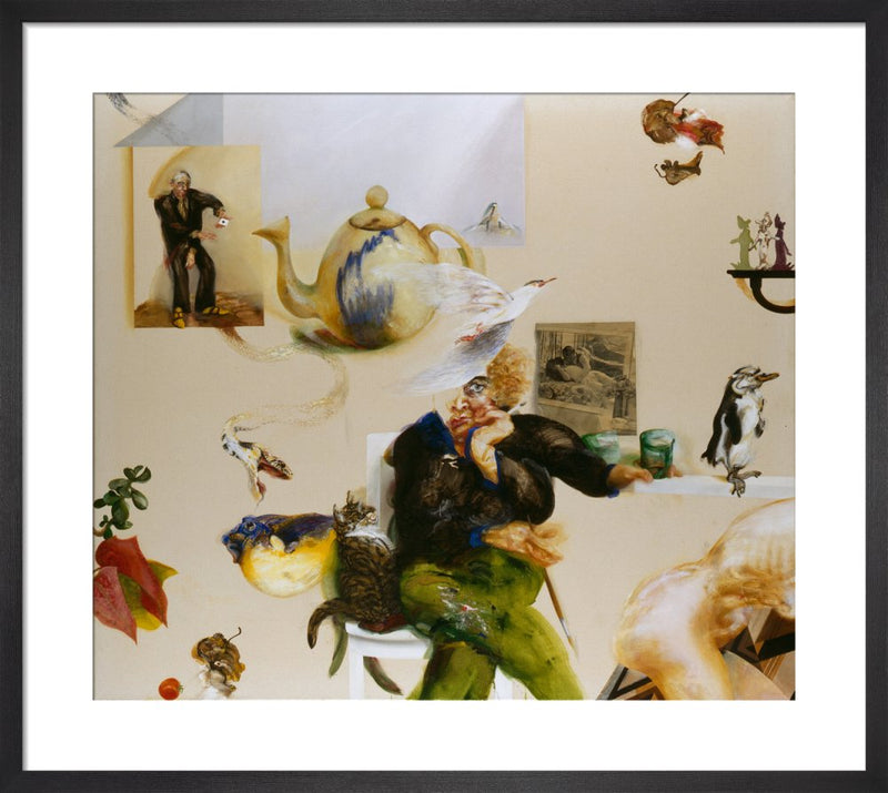 Maggi Hambling by Maggi Hambling. Framed art print.