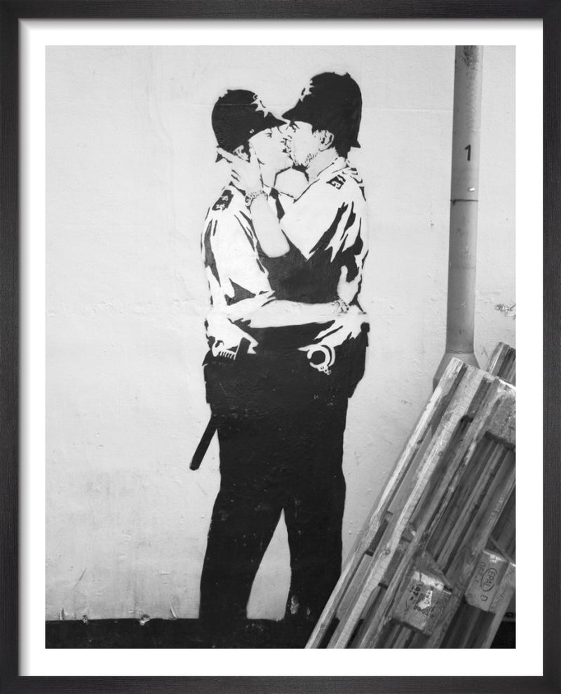 Banksy by Panorama London. Framed art print.