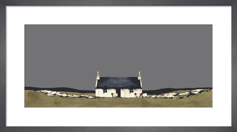 Ardmhor Barra by Ron Lawson. Framed art print.