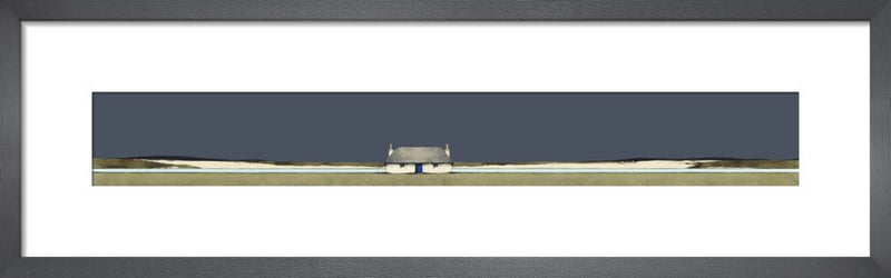 South Uist Blue Sky by Ron Lawson. Framed art print.