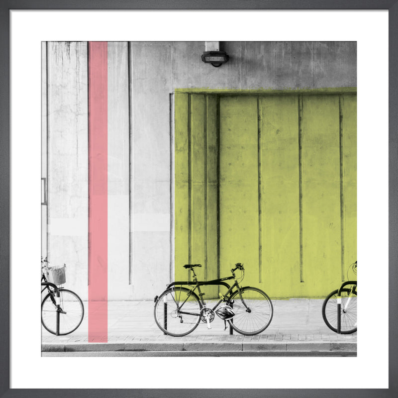 East End Bikes-1 by Scott Dunwoodie. Framed art print.