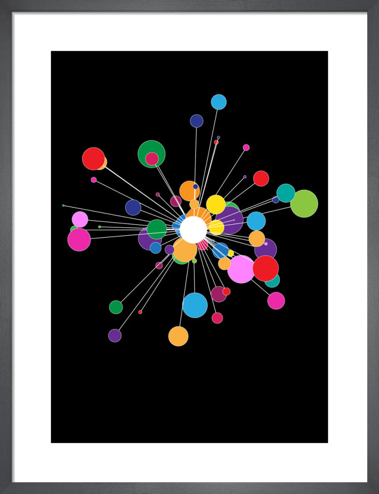 Molecular by Simon C Page. Framed art print.