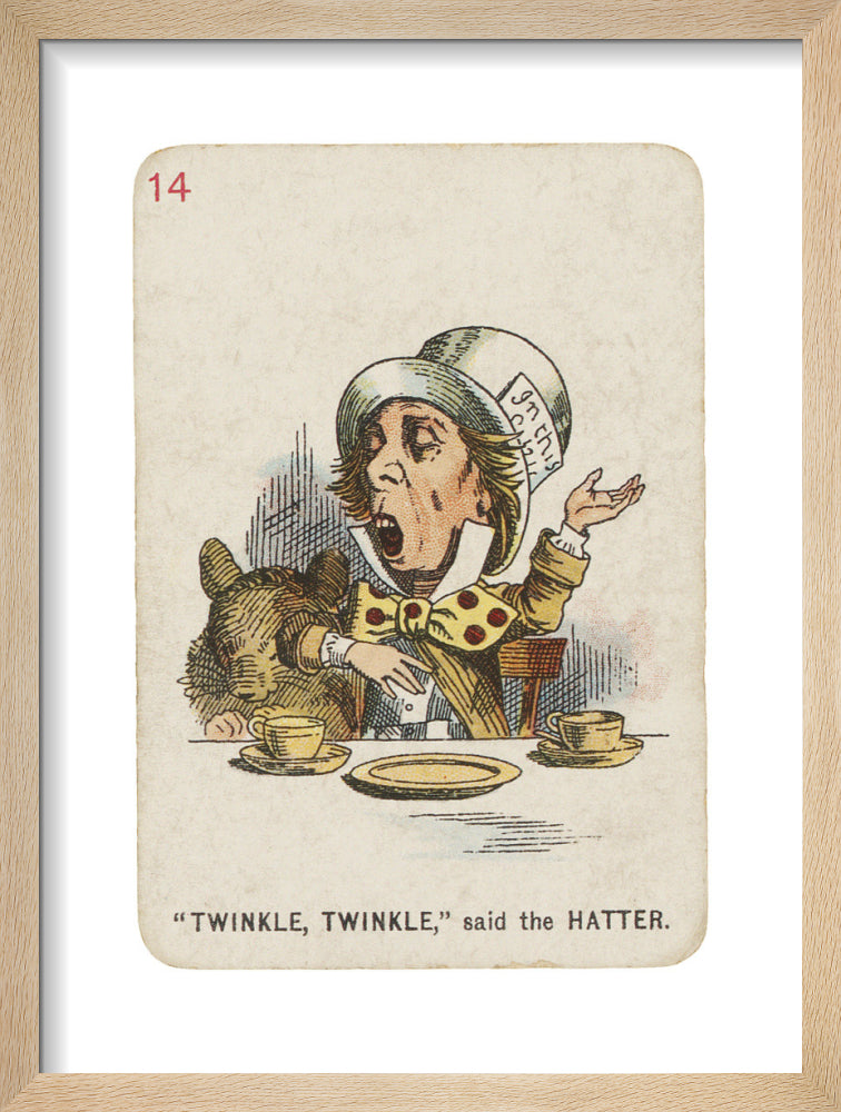 Twinkle Twinkle by Sir John Tenniel. Framed art print.