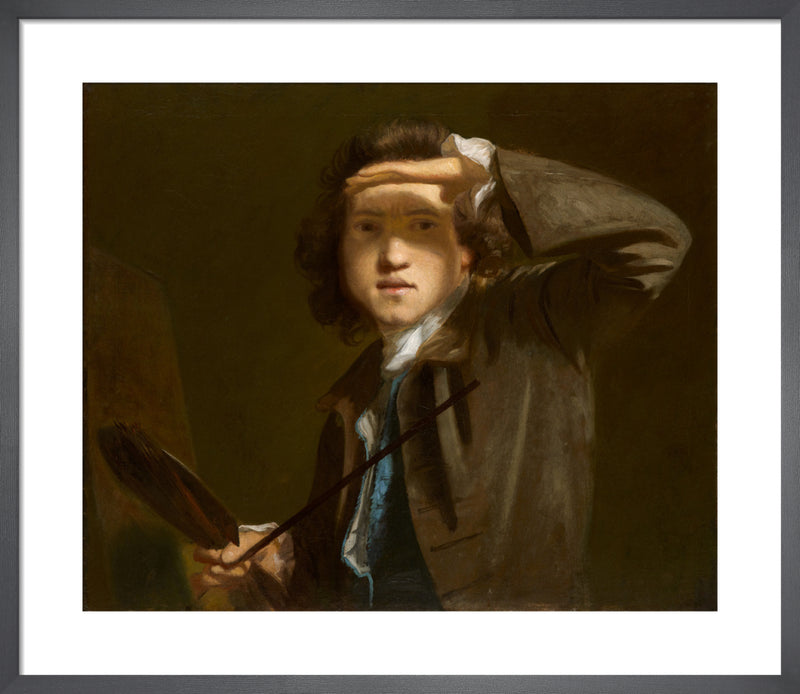 Sir Joshua Reynolds by Sir Joshua Reynolds. Framed art print.