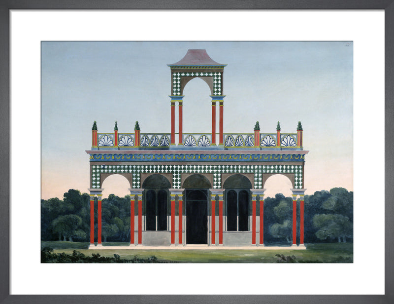 Kew Gardens Alhambra by The Soane Office. Framed art print.