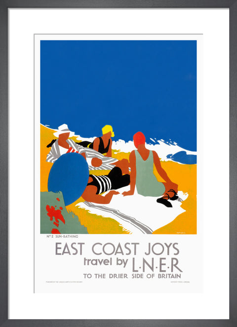 East Coast Joys No 2 by Tom Purvis. Framed art print.