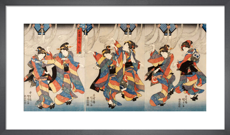 The Tanabata Festival by Utagawa Kunisada I. Framed art print.