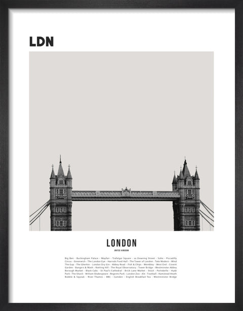 London II by WK Fox Art. Unframed art print.