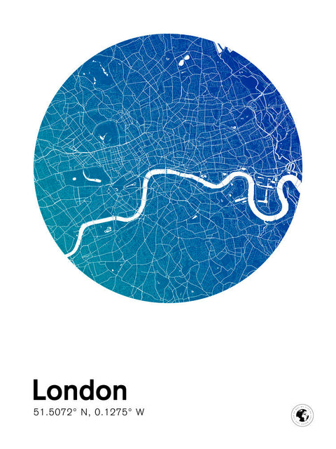 London by MMC Maps. Unframed art print.
