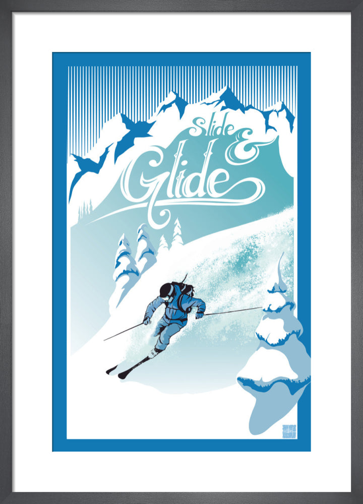 Skiing Prints - Posters UK - Framed Art Prints