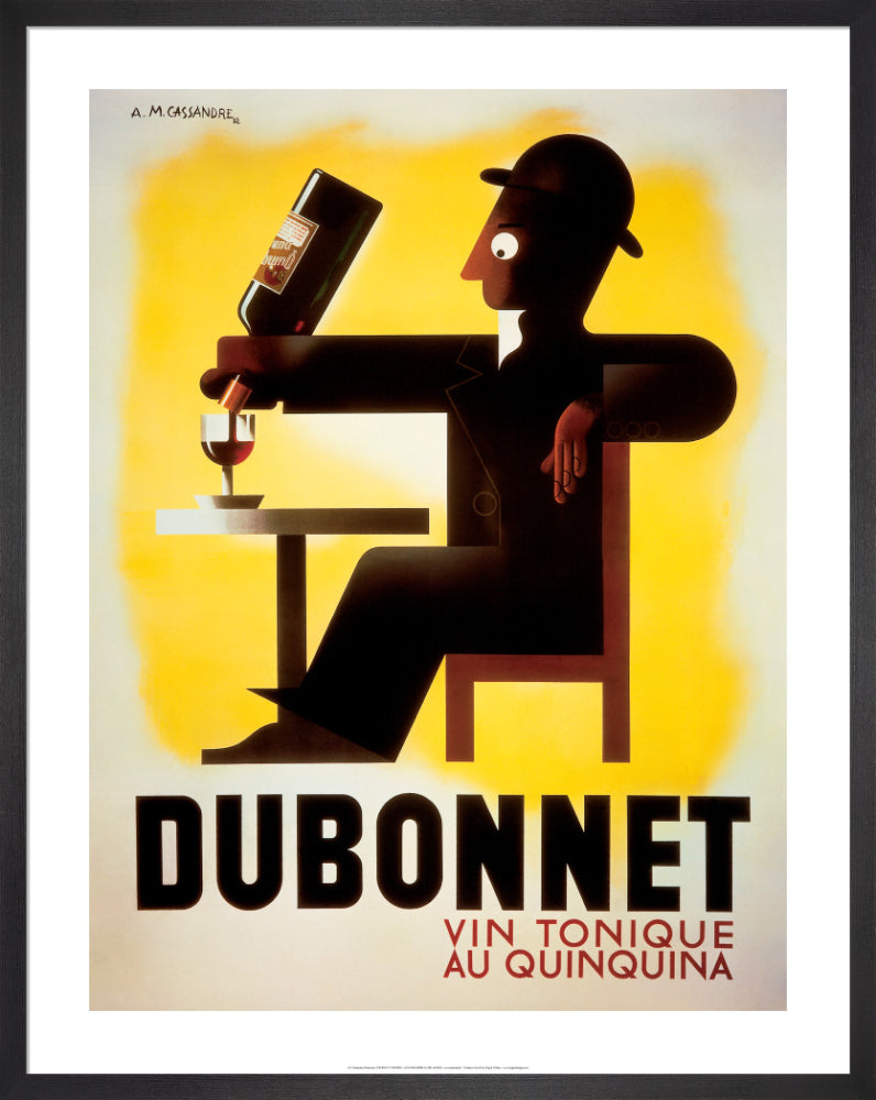 Dubonnet by A.M. Cassandre. Framed art print.