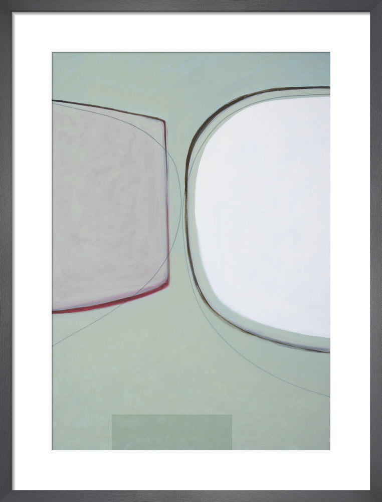 Pool and Rock by Adrian Bradbury. Framed art print.