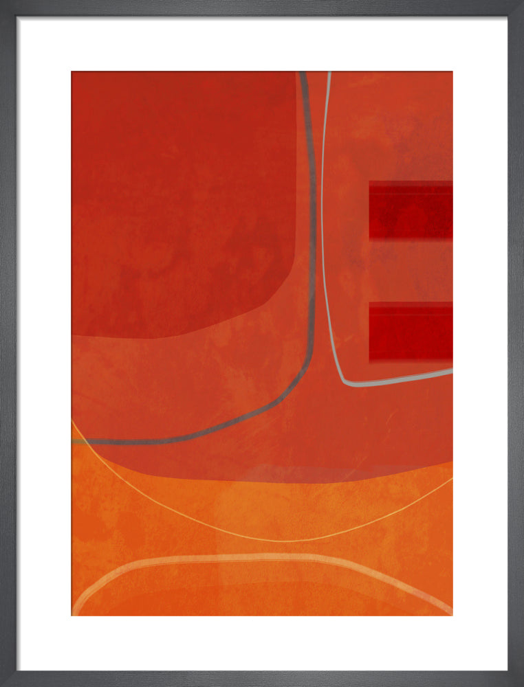 Red Sky by Adrian Bradbury. Framed art print.