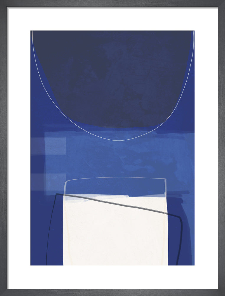 Silver Moon by Adrian Bradbury. Framed art print.