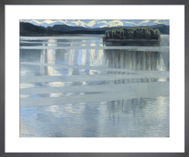 Lake Keitele by Akseli Gallen-Kallela. Framed art print.