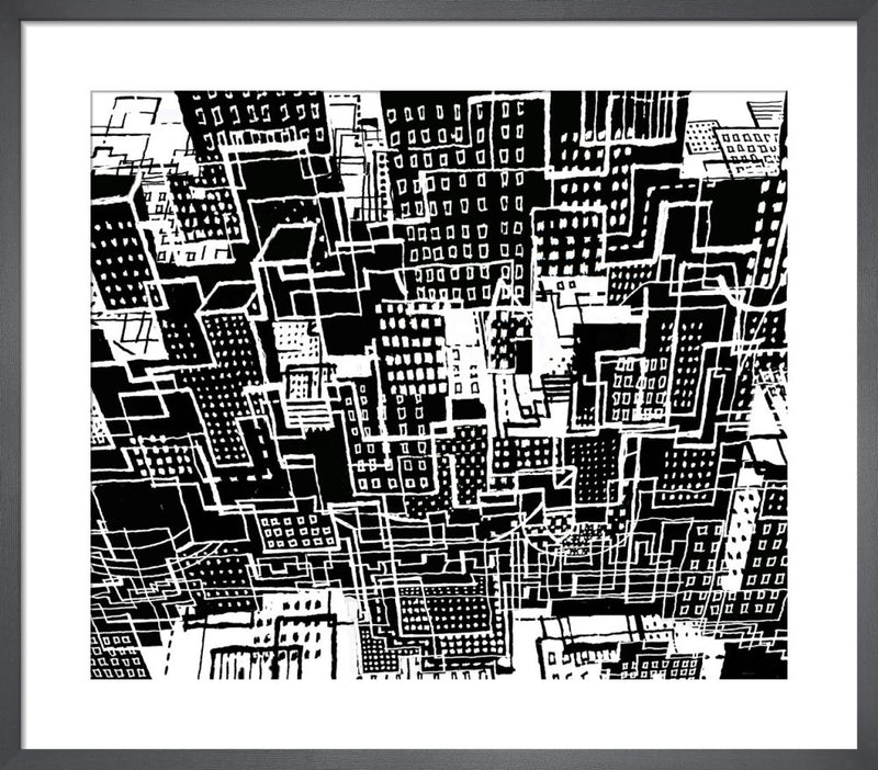 Manhattan III by Andy Mercer. Framed art print.
