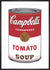 Campbell's Soup I: Tomato, 1968 by Andy Warhol. Framed art print.