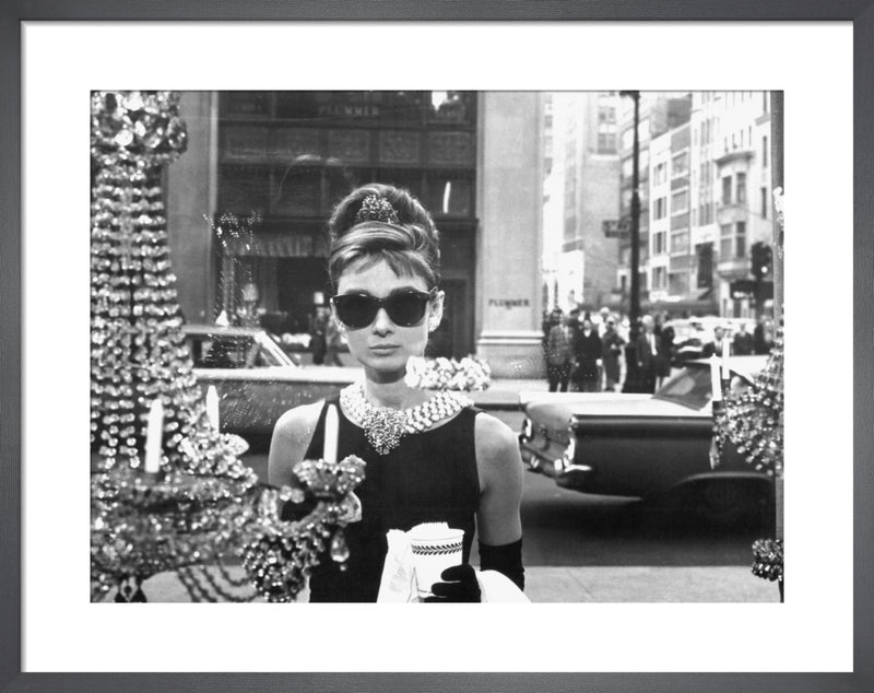 Audrey Hepburn, Breakfast at Tiffany's (1961) by Anonymous. Framed art print.