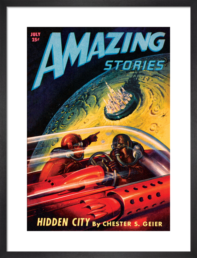 Hidden City by Anonymous. Framed art print.