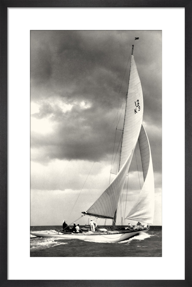 Ocean Yacht Racing c.1930 by Anonymous. Framed art print.
