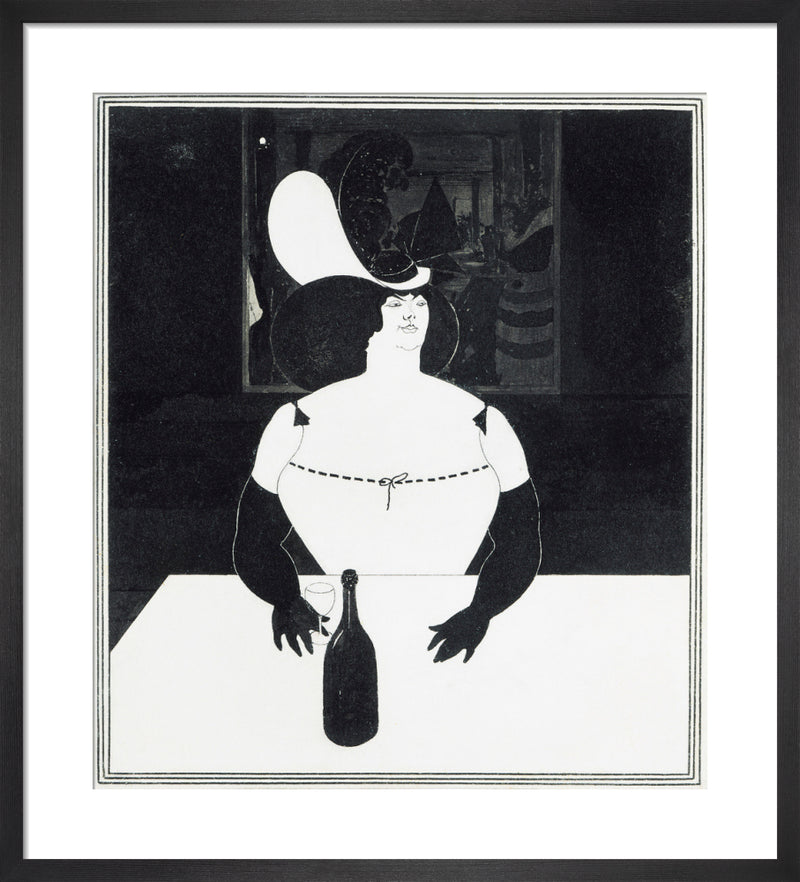 The Fat Woman, 1894 by Aubrey Beardsley. Unframed art print.