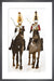 Horse Guards Parade by Bridget Davies. Framed art print.