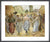 The Circle, c.1884 by Camille Pissarro. Framed art print.