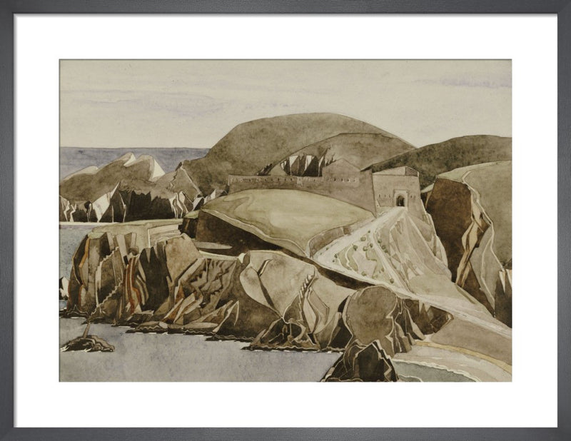 The Road through the Rocks, c.1926 by Charles Rennie Mackintosh. Framed art print.
