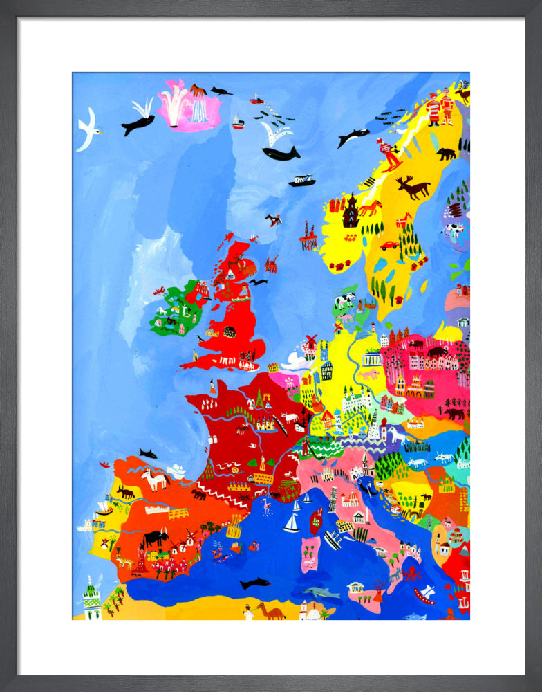 Europe 2 by Christopher Corr. Framed art print.