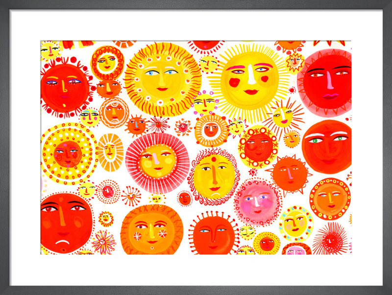 Suns 3 by Christopher Corr. Framed art print.