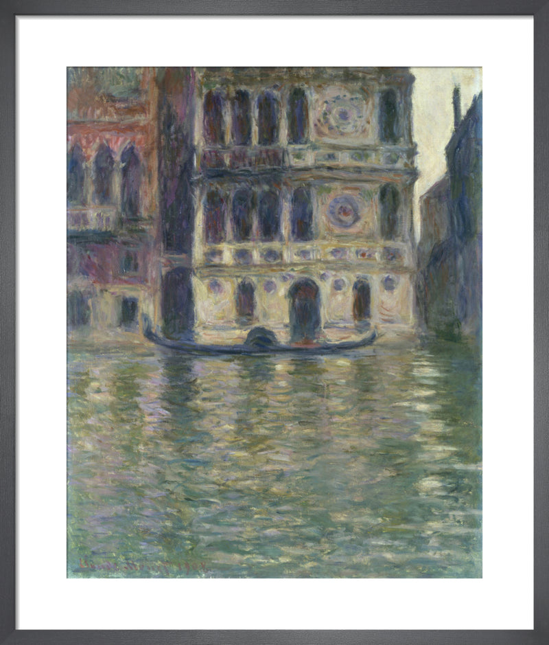 Le Palais Dario, Venise by Claude Monet. Framed art print.