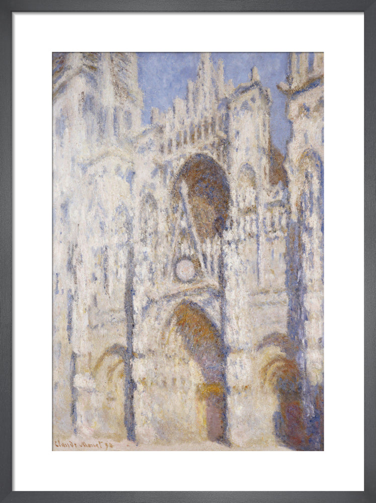 Rouen Cathedral in the Afternoon (The Gate in Full Sun), 1892 by Claude Monet. Framed art print.