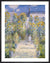 The Artist's Garden at Vetheuil, 1880 by Claude Monet. Framed art print.