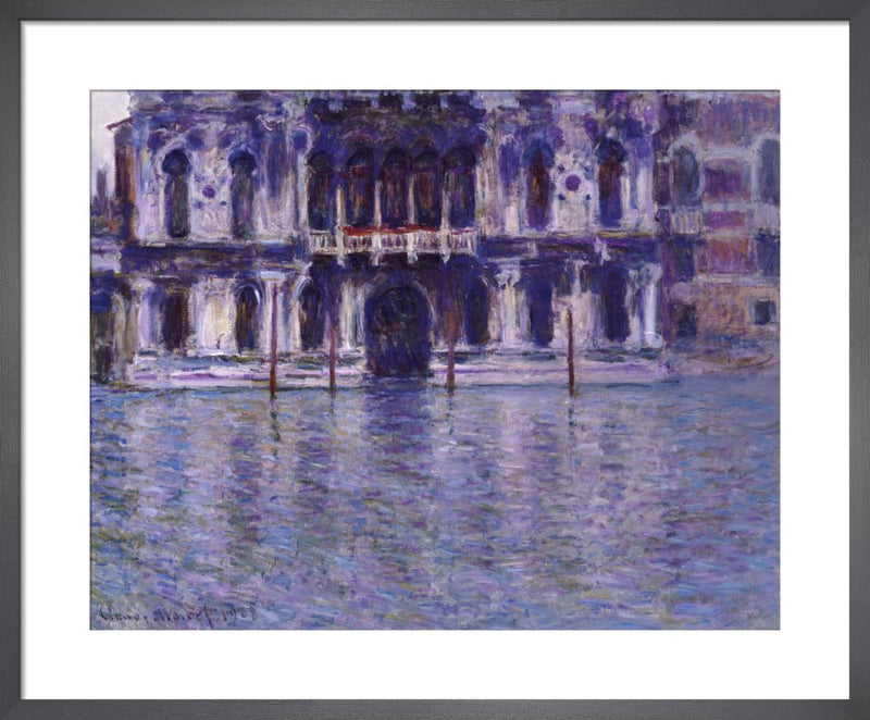 The Contarini Palace, 1908 by Claude Monet. Framed art print.