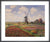 Tulip Fields with the Rijnsburg Windmill, 1886 by Claude Monet. Framed art print.