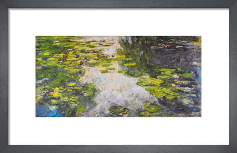 Water Lilies, 1919 by Claude Monet. Framed art print.