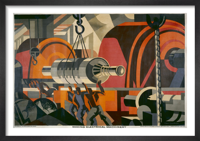 Empire Marketing Board by Clive Gardiner. Framed art print.
