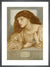 May Morris, 1872 by Dante Gabriel Rossetti. Framed art print.