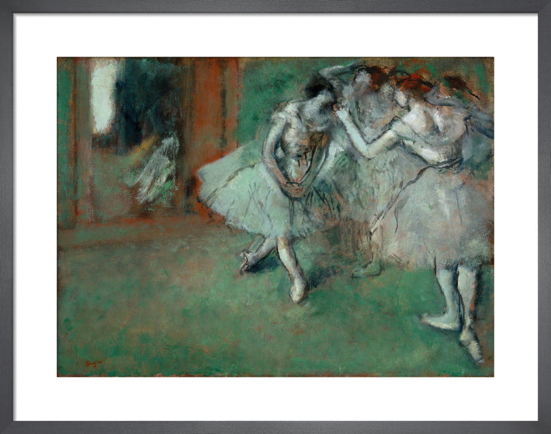 A Group of Dancers by Edgar Degas. Unframed art print.