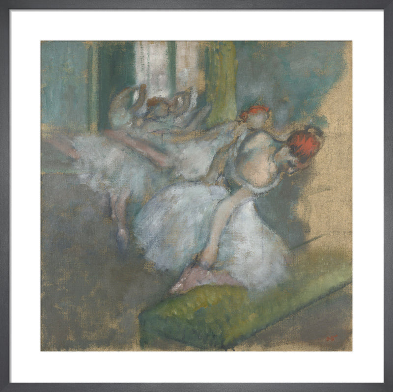 Ballet Dancers by Edgar Degas. Framed art print.