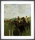 Jockeys at the Racecourse by Edgar Degas. Framed art print.