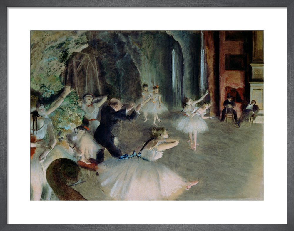 Edgar Degas Ballet Rehearsal 1874
