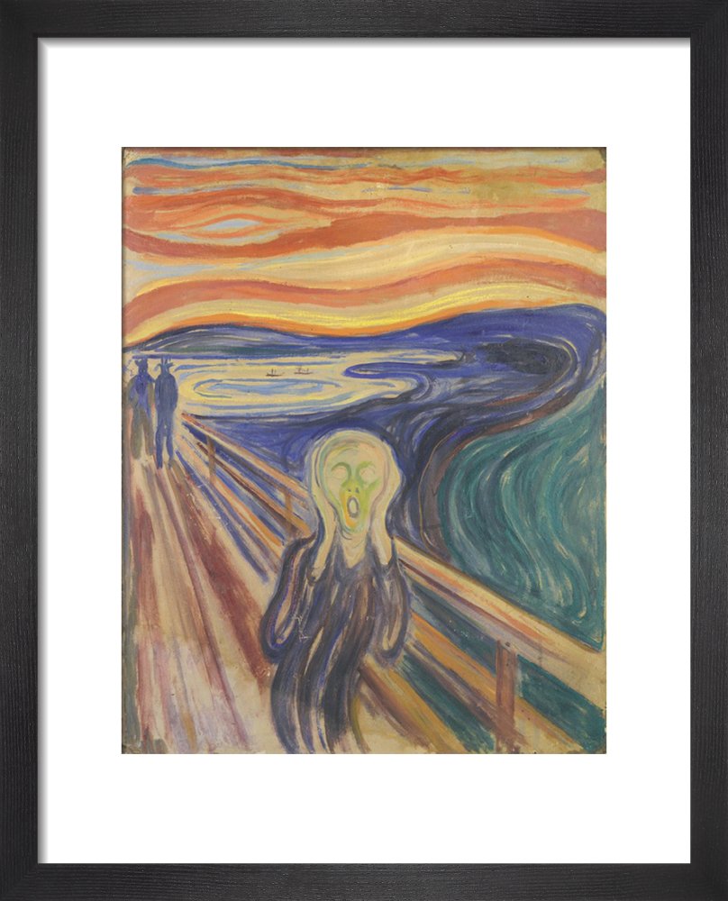 The Scream Edvard Munch Print Framed Art UK the-scream-edvard-munch-print-framed-art-uk