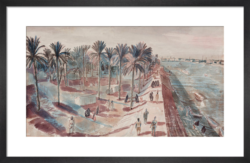 Baghdad by Edward Bawden. Framed art print.