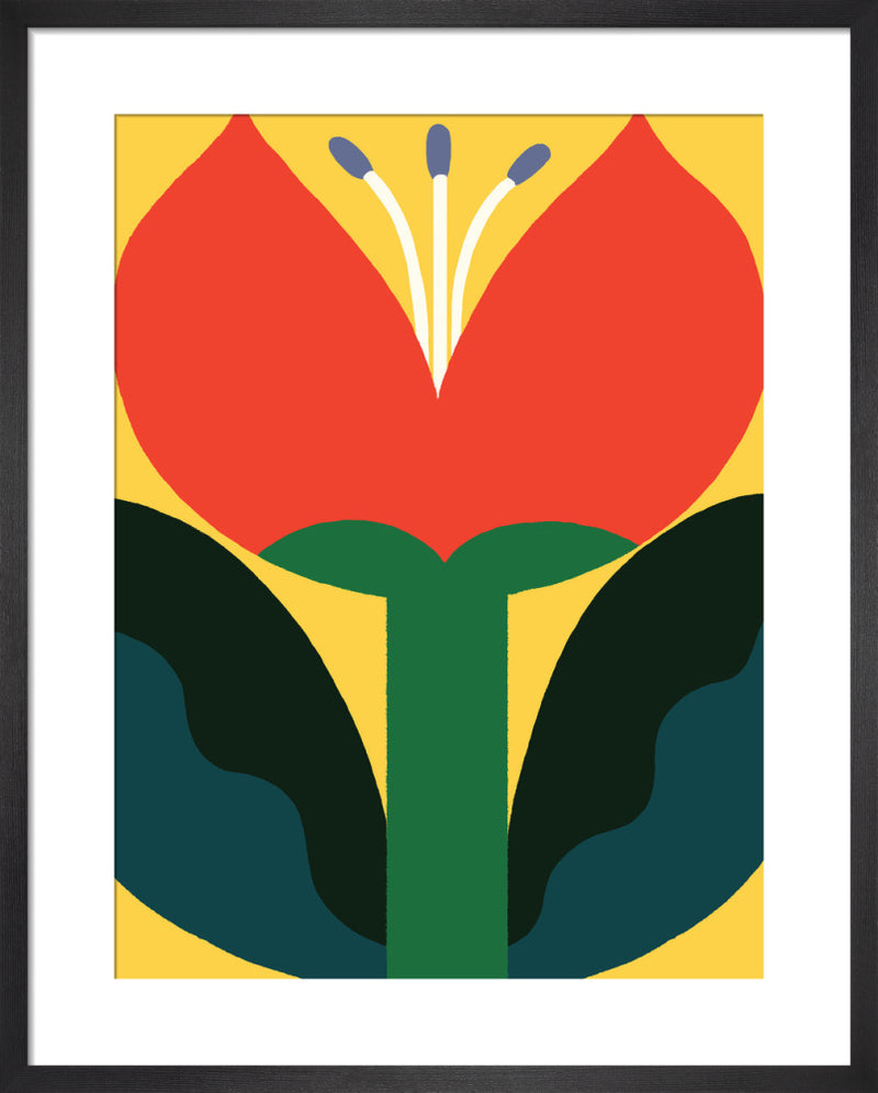 June Flower by Eija Vehviläinen. Unframed art print.